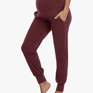 Maternity Burgundy Joggers